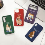 Personalised Photo Phone Case for iPhone or Samsung with Text Daily Use Birthday Gift for Family Friend