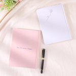 Personalized Affirmations Butterfly A5 Journal Notebook with Name and Text Daily Use Birthday Gift for Women Girls