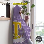 Personalized Cute Marsupilami Initial Word Cloud Soft Hooded Blanket with Name Birthday Anniversary Gift for Kids Family | Callie × Marsupilami®