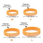 Personalizada Multicolor Impermeable de silicona de emergencia médica de alerta pulsera de identificación con el texto grabado de regalo para la diabetes alergia epilepsia autismo