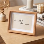 Personalized Handwriting Embroidery Frame Wedding Vow Gift Love Letter Keepsake Birthday Anniversary for Newlyweds Family