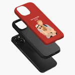 Personalised Photo Phone Case for iPhone or Samsung with Text Daily Use Birthday Gift for Family Friend