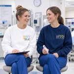 Personalised LPN Multi-Colour Embroidered T-shirt Sweatshirt Hoodie with Name and Title Daily Wear Nurses Day Birthday Gift for Nurse Doctor Friend
