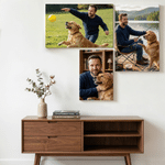 Personalized Photos Wrapped Canvas Prints Wall Displays Set of 3 Home Decor Ship from USA Housewarming Birthday Gift for Family Friend