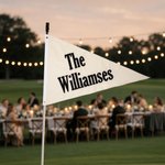 Personalized Multicolor Chenille Embroidery Family Surname Pennant Engagement Wedding Party Gift for Couples Newlyweds