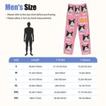 Personalized Paw Bone Print Soft Pajama Pants with 1-5 Photos Name and Title Daily Wear Birthday Gift for Pet Lovers Friends