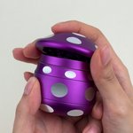 Personalized Mushroom Metal Herb Grinder with Name Mesh Sieve and Mini Scraper Daily Use Birthday Gift for Men Women