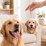 Personalised Funny Photo Design Keychain Bag Charm Daily Use Birthday Anniversary Gift for Family Friend  Pet Owner