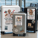 Personalised Don't Take The Luggage Photo Design Waterproof  Luggage Stickers with Text Daily Use Travel Birthday Gift for Traveller Family Friend