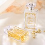 Personalized Floral Refillable Keepsake Perfume Bottle with Engraved Text  Anniversary Wedding Gift for Woman Bride Bridesmaid
