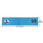 Personalised Soccer Baseball Softball Quick Drying Cooling Towel with Name and Number Summer Daily Use Team Gift for Ball Sports Lovers Players