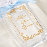 Personalized Floral Refillable Keepsake Perfume Bottle with Engraved Text  Anniversary Wedding Gift for Woman Bride Bridesmaid