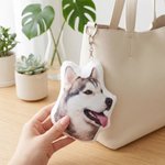 Personalised Funny Photo Design Keychain Bag Charm Daily Use Birthday Anniversary Gift for Family Friend  Pet Owner