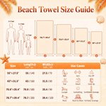 Personalized Firefighting Element Oversized Quick Dry Beach Towel with Name Beach Travel Essentials Father's Day Birthday Gift for Firefighter Dad