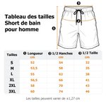 Short de bain personnalisé avec nom et motif - Cadeau d'anniversaire pour les hommes et enfants