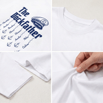Personlig The Dockfather Captain Multicolor Adult T-shirt Sweatshirt Hoodie med namn och titel Fars dag Födelsedagspresent till pappa farfar