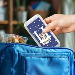 Personalizowany dziecięcy zestaw sztućców 3-częściowy nóż widelec łyżka ze stali nierdzewnej w etui z imieniem dla chłopców i dziewczynek