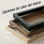 Impresión en lienzo personalizada con foto de grupo del equipo en estilo acuarela y texto regalo de graduación para entrenador o profesor