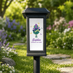 Personalized Birth Flower Bouquet Solar Garden Light with Name and Trait Daily Use Garden Home Decor Birthday Gift for Garden Lovers Family