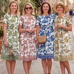Personalised Bohemian Style Round Neck Short Sleeves Dress with Text Daily Wear Birthday Gift for Mom Woman
