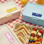 Personalized Multicolour Glitter Effect Name Waterproof Sticker Daily Use Back to School Birthday Gift for Kids