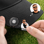 Personalised Photo Cartoon Character Magnetic Hat Clip Golf Ball Marker with Name Birthday Game Day Gift for Golf Player