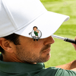 Personalised Photo Cartoon Character Magnetic Hat Clip Golf Ball Marker with Name Birthday Game Day Gift for Golf Player