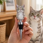 Personalised 3D Family Bobblehead Portrait Photo Bottle Opener Bottle Stopper Anniversary Father's Day Birthday Gift for Drinking Enthusiasts