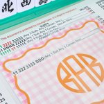Personalized Multicolor Checkered Wave Border Monogram Mahjong Line Reader Mahjong Club Mahjong Game Night Birthday Gift for Mahjong Lover