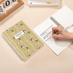 Personalised Chinoiserie Panda A5 Spiral Notebook with 120 Lined Pages Daily Use Birthday Gift for Friend Girl Coworker