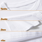 T-shirt personnalisé en coton 100% coton avec nom, bikini multicolore, fête de plage, cadeau d'anniversaire pour filles, copines.