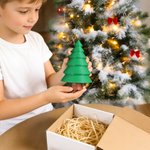 Personalised 3D Printed Christmas Tree Puzzle Money Holder with Name Daily Use Birthday Gift for Kid