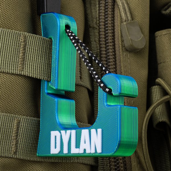Personalized Tactical Molle Outdoor Gear Storage Hook Set of 2 with Name Hunting Season Outdoor Adventure Gift for Hunters Archery Enthusiasts
