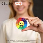 Personalizzato Oggi mi sento giocoso emoji Mood Distintivo magnetico con nome Uso quotidiano regalo di compleanno per gli amici della famiglia | Callie × emoji ™