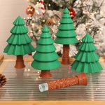 Personalised 3D Printed Christmas Tree Puzzle Money Holder with Name Daily Use Birthday Gift for Kid