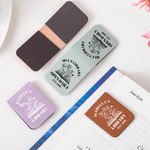 Personalized Book Birth Flower Magnetic PU Leather Bookmark Clip with Name Text and Year Reading Birthday Gift for Book Lovers Bookworms