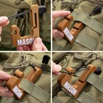 Personalized Tactical Molle Outdoor Gear Storage Hook Set of 2 with Name Hunting Season Outdoor Adventure Gift for Hunters Archery Enthusiasts