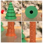 Personalised 3D Printed Christmas Tree Puzzle Money Holder with Name Daily Use Birthday Gift for Kid