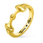 Personalisierte Trensengebiss Pferd Ring für Pferd Pferdeliebhaber Geschenk