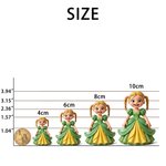 Personalized Princess Character Photo Keepsake Figurine with Name Room Decor  Birthday Anniversary Gift for Girls Daughters