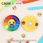 Personalizzato Oggi mi sento giocoso emoji Mood Distintivo magnetico con nome Uso quotidiano regalo di compleanno per gli amici della famiglia | Callie × emoji ™