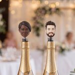 Personalised 3D Family Bobblehead Portrait Photo Bottle Opener Bottle Stopper Anniversary Father's Day Birthday Gift for Drinking Enthusiasts
