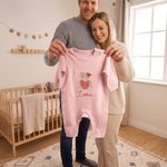 Personalised Cute Dog Bear Cowboy Boots 100% Cotton Baby Romper with Name Baby Shower Valentine's Day Gift for Newborn Mom