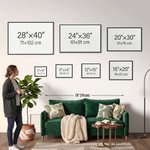 Personalised Watercolour Animals Balloons Canvas Prints with Name Warm Nursery Decor Baby Shower Birthday Gift for Newborns New Parents