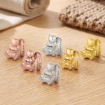 Personalized Cute Cat Crochet Yarn Tension Ring with Name and Text Crochet Accessories Birthday Gift for Crochet Lovers Cat Lovers