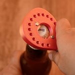 Abrebotellas de raqueta de pádel personalizado en 3D y multicolor con nombre Regalo de cumpleaños, día de juegos deportivos para los amantes del pádel