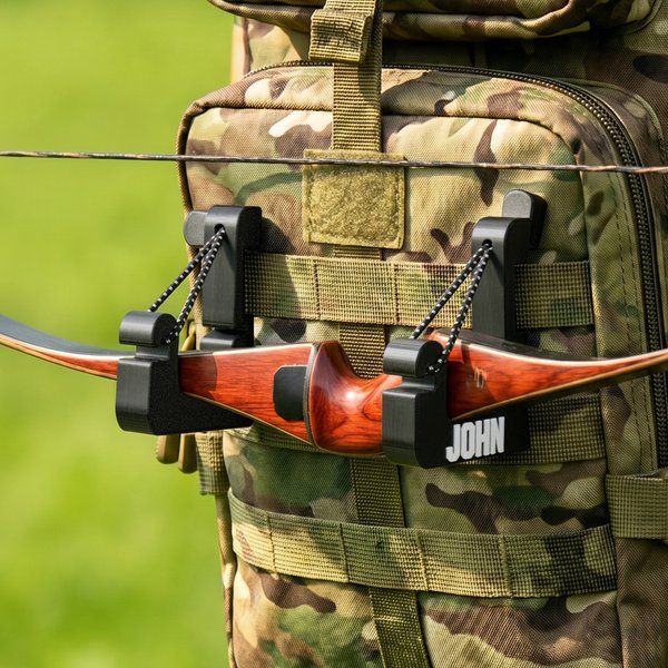 Personalized Tactical Molle Outdoor Gear Storage Hook Set of 2 with Name Hunting Season Outdoor Adventure Gift for Hunters Archery Enthusiasts