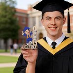 Porte-monnaie en bois personnalisé avec nom Cadeau de fin d'études pour diplômés