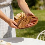 Personalized Engraved Wreath Monogram Charcuterie Heart Cheese Board with Knife Name Text Wedding Party Housewarming Gift for Newlyweds Family