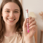 Personalized Glitter Practical Birth Flower 3 in 1 Ballpoint Pen with Name Daily Use Birthday Gift for Student Woman
